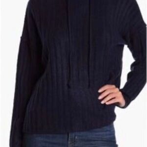 Sweet Romeo Black Ribbed Sweater